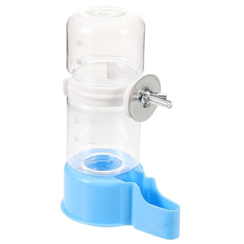 WOONEKY Automatischer Vogeltränke Wasserspender Kunststoff Langlebig Auslaufsicher Vogelkäfig Zubehör für Papageien und Kleine Vögel Praktische Trinkflasche für Vogelhalter von WOONEKY