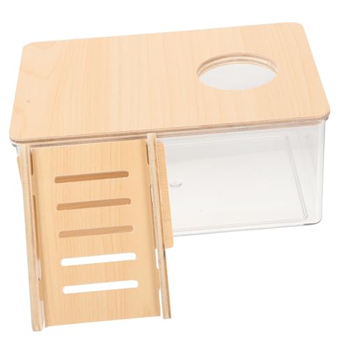 WOONEKY 2-in-1-sandbadbox Für Hamster Meerschweinchen-zubehör Mit Sandbad-Set Spiel- Und Ruhebereich Für Ihr Haustier von WOONEKY