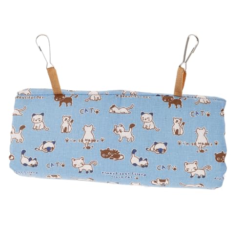 WOONEKY Baumwollnest für Kleine Haustiere Hängematte für Kleine Haustiere Weiche Hamsterbettwäsche Hängebett für Hamster Kleine Haustierhöhle Hängemattenbett Schlafbett für von WOONEKY