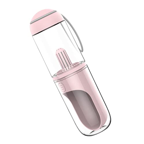WOONEKY Wasserspender für Haustiere 330 ml Wasserflasche für Hunde im Freien tragbare Trinkflasche für Katzen für unterwegs Rosa WOONEKY Wasserspender für Haustiere 330 ml Wasserflasche für Hunde im Freien tragbare Trinkflasche für Katzen für unterwegs Rosa von WOONEKY