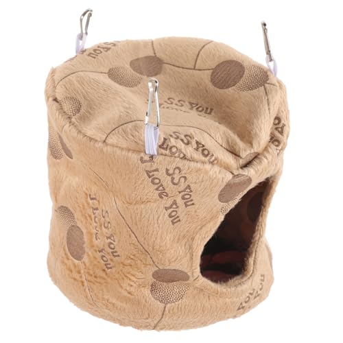 WOONEKY Hängematte Für Kleintiere Hamsternest Bett Warm Bequem Meerschweinchenbett Atmungsaktiv Eichhörnchen-hängematte Haustierzubehör Interessantes Chinchilla-Bett von WOONEKY