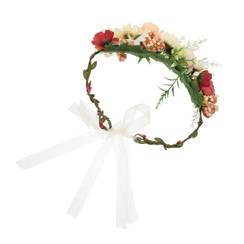 WOONEKY Blumiges Hundehalsband mit Künstlichen Blumen Leichtes und Elegantes Haustier-Halsband für Hochzeiten Fotoshootings Party-zubehör Verstellbar und Komfortabel Vielseitig als von WOONEKY