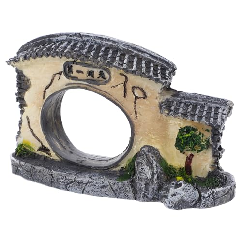 WOONEKY Lebensechte Harz Chinesische Modell Fisch Tank Landschaft Ornament Bonsai Dekorationen Miniatur Garten WOONEKY Lebensechte Harz Chinesische Modell Fisch Tank Landschaft Ornament Bonsai Dekorationen Miniatur Garten von WOONEKY