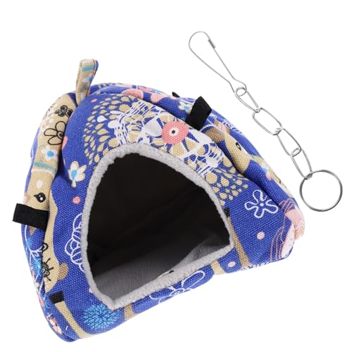 WOONEKY Winter Warm Hamster House Waschbare Atmungsaktive -höhle Für Kleine Tiere Für Hamster Chinchillas Und Meerschweinchen Nest Für Drinnen Und Draußen von WOONEKY