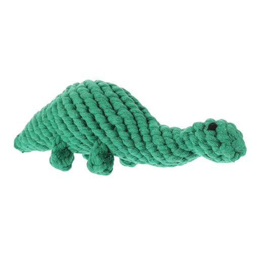 WOONEKY Dinosaurier Form Kauspielzeug für Hunde Interaktives Zahnreinigungs für Welpen Rutschfestes und Leicht zu Reinigendes für Kleine und Mittelgroße Hunde von WOONEKY