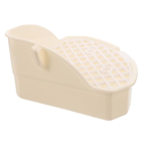 WOONEKY Dreieckige Kaninchentoilette für Kleine Haustiere Auslaufsicher mit Erhöhten Kanten Minimalistisches Design Geeignet für Meerschweinchen und Zwergkaninchen Hygienisches WOONEKY Dreieckige Kaninchentoilette für Kleine Haustiere Auslaufsicher mit Erhöhten Kanten Minimalistisches Design Geeignet für Meerschweinchen und Zwergkaninchen Hygienisches von WOONEKY