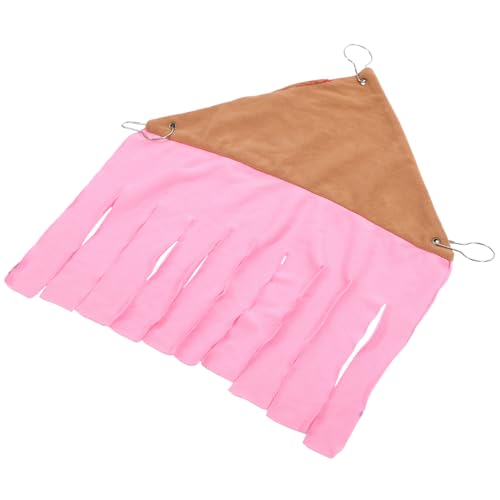 WOONEKY Eckversteck für Kleintiere Attraktives Versteck für Hamster Meerschweinchen Kaninchen und Igel mit Bunten Tassel Dekoren Installieren für Stressfreies und Entspannen WOONEKY Eckversteck für Kleintiere Attraktives Versteck für Hamster Meerschweinchen Kaninchen und Igel mit Bunten Tassel Dekoren Installieren für Stressfreies und Entspannen von WOONEKY