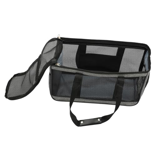 WOONEKY Faltbare Katzen transporttasche aus Atmungsaktivem Mesh und Oxford Leichte Tragetasche für Reisen mit Fenster für Belüftung und Bequemlichkeit Große Kapazität für Haustiere WOONEKY Faltbare Katzen transporttasche aus Atmungsaktivem Mesh und Oxford Leichte Tragetasche für Reisen mit Fenster für Belüftung und Bequemlichkeit Große Kapazität für Haustiere von WOONEKY