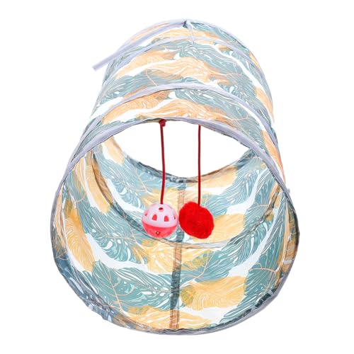 WOONEKY Faltbarer Katzen Tunnel aus Polyester Interaktives für Indoor Katzen Komfortabler Kreativer Katzentunnel mit Attraktivem Design Weicher Rückzugsort und Kätzchen WOONEKY Faltbarer Katzen Tunnel aus Polyester Interaktives für Indoor Katzen Komfortabler Kreativer Katzentunnel mit Attraktivem Design Weicher Rückzugsort und Kätzchen von WOONEKY