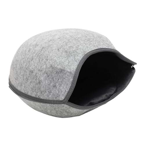 WOONEKY Fischmaul Filz Katzenstreu Katzenruhehöhle Universal Katzennest Universal Katzenhaus Atmungsaktives Katzennest Katzenschlafbett Haushaltskatzenhaus Haustierschlafplatz WOONEKY Fischmaul Filz Katzenstreu Katzenruhehöhle Universal Katzennest Universal Katzenhaus Atmungsaktives Katzennest Katzenschlafbett Haushaltskatzenhaus Haustierschlafplatz von WOONEKY