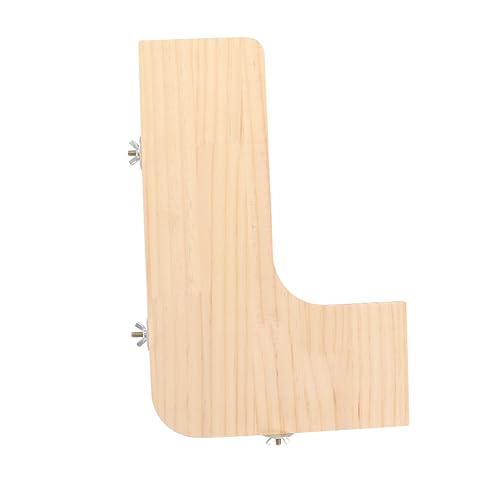 WOONEKY Förmige Holzplattform für Hamster und Kleintiere Große Langlebige Spielzeuglösung für Käfige für Hamster Chinchillas und WOONEKY Förmige Holzplattform für Hamster und Kleintiere Große Langlebige Spielzeuglösung für Käfige für Hamster Chinchillas und von WOONEKY