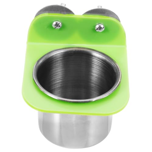 WOONEKY Parrot Futter Und Wassernapf Aus Hängende Futterstation Für Vogelkäfige Verstellbar Und Leicht Zu Reinigen Für Papageien Sittiche Und Andere Vögel WOONEKY Parrot Futter Und Wassernapf Aus Hängende Futterstation Für Vogelkäfige Verstellbar Und Leicht Zu Reinigen Für Papageien Sittiche Und Andere Vögel von WOONEKY