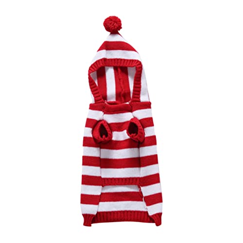WOONEKY Gestrickter Hundepullover Weihnachtshaustierkleidung Hunde Winterkostü Flauschig Warmes Hundeoutfit Bequemer Hundepullover Hunde-Overall Weihnachten Plüsch Hund Polyester WOONEKY Gestrickter Hundepullover Weihnachtshaustierkleidung Hunde Winterkostü Flauschig Warmes Hundeoutfit Bequemer Hundepullover Hunde-Overall Weihnachten Plüsch Hund Polyester von WOONEKY