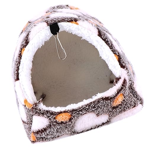WOONEKY -Einstreu für Hamster an der befestigtes Hängemattenhaus Winter-Haustier-Einstreu strapazierfähige Baumwolle Meerschweinchenfreundlich WOONEKY -Einstreu für Hamster an der befestigtes Hängemattenhaus Winter-Haustier-Einstreu strapazierfähige Baumwolle Meerschweinchenfreundlich von WOONEKY