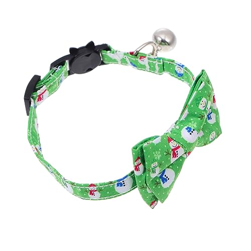 WOONEKY Bezaubernde Weihnachtshalsbänder für Kätzchen-Fliege mit Glocke Haustier-Halskette für tägliche Festliche Anlässe WOONEKY Bezaubernde Weihnachtshalsbänder für Kätzchen-Fliege mit Glocke Haustier-Halskette für tägliche Festliche Anlässe von WOONEKY