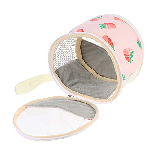 WOONEKY Haustier-Outdoor-Tasche mit Beobachtungsfenster modische Handtaschen für Hamster Ratten Meerschweinchen von WOONEKY