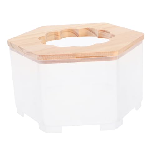 WOONEKY Hamster Badezimmer und Toilette Multifunktionale Sandbadewanne für Hamster Zwerghamster und Kleintiere Platzsparend Transparent für Sauberkeit und Gesundheit WOONEKY Hamster Badezimmer und Toilette Multifunktionale Sandbadewanne für Hamster Zwerghamster und Kleintiere Platzsparend Transparent für Sauberkeit und Gesundheit von WOONEKY