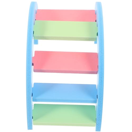 WOONEKY Hamster Bunte Kunststoffleiter Brücke Kleintier Kletterspielplatz für Hamster Meerschweinchen und Ratten Sicher Praktisch Verstecken WOONEKY Hamster Bunte Kunststoffleiter Brücke Kleintier Kletterspielplatz für Hamster Meerschweinchen und Ratten Sicher Praktisch Verstecken von WOONEKY
