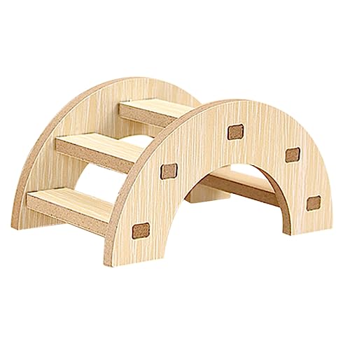WOONEKY Hamster Holzleiter Brücke Kletterspielzeug für Kleintiere Sicher und Glatt Trainingsleiter und Plattform für Hamster Meerschweinchen Chinchillas Fördert Bewegung und Beschäftigung WOONEKY Hamster Holzleiter Brücke Kletterspielzeug für Kleintiere Sicher und Glatt Trainingsleiter und Plattform für Hamster Meerschweinchen Chinchillas Fördert Bewegung und Beschäftigung von WOONEKY