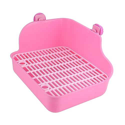 WOONEKY Töpfchentrainer für Kaninchen Katzenstreu für das Training von Haustieren Toilette für Kleintiere Wandtöpfchen Rosa zufällige Schraube WOONEKY Töpfchentrainer für Kaninchen Katzenstreu für das Training von Haustieren Toilette für Kleintiere Wandtöpfchen Rosa zufällige Schraube von WOONEKY