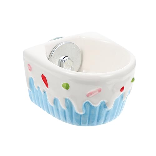 WOONEKY Keramischer Futternapf Für Kleine Haustiere Waschbare Futter Und Wasserschale rutschfest Für Hamster Kaninchen Eichhörnchen Und Mehr Praktisches Und Kompaktes Design Leicht Zu WOONEKY Keramischer Futternapf Für Kleine Haustiere Waschbare Futter Und Wasserschale rutschfest Für Hamster Kaninchen Eichhörnchen Und Mehr Praktisches Und Kompaktes Design Leicht Zu von WOONEKY