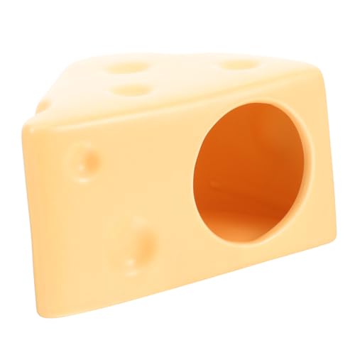 WOONEKY Hamster Keramiknest Kühles Haus im Käse Design Bequemes Versteck für Hamster und Kleine Tiere Schlaf und Spielumgebung für Sommer und Winter Zufällige Farbe Zufällige Farbe WOONEKY Hamster Keramiknest Kühles Haus im Käse Design Bequemes Versteck für Hamster und Kleine Tiere Schlaf und Spielumgebung für Sommer und Winter Zufällige Farbe Zufällige Farbe von WOONEKY