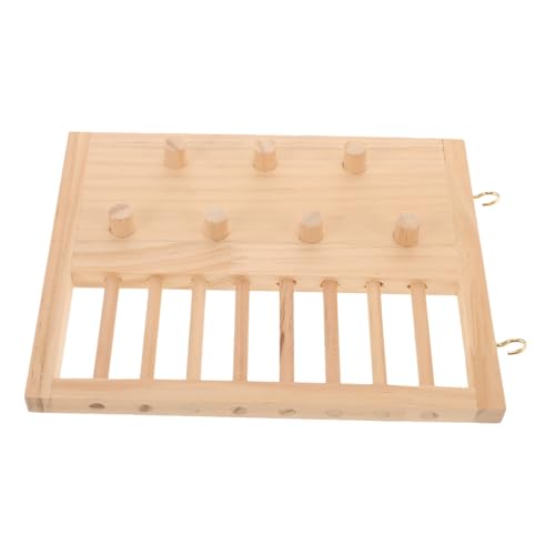 WOONEKY Hamster Kletterleiter aus Natürlichem Holz Multifunktionales Kleintier Hamster Chinchilla Mäuse Platzsparende Hängebrücke für Käfige und Spielbereiche Interaktives WOONEKY Hamster Kletterleiter aus Natürlichem Holz Multifunktionales Kleintier Hamster Chinchilla Mäuse Platzsparende Hängebrücke für Käfige und Spielbereiche Interaktives von WOONEKY