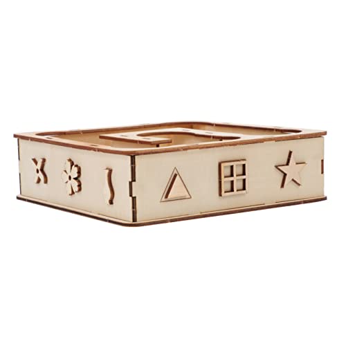 WOONEKY Spielzeug für Hamster Labyrinth Übung natürliches Holzmaterial kompakte Größe gesunder Lebensstil für Haustiere WOONEKY Spielzeug für Hamster Labyrinth Übung natürliches Holzmaterial kompakte Größe gesunder Lebensstil für Haustiere von WOONEKY