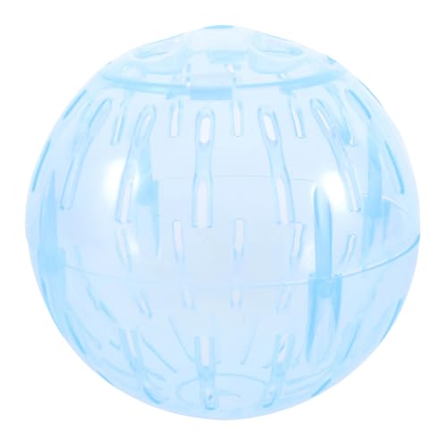 WOONEKY Transparenter Hamster Laufball 10cm Interaktives Spielzeug für Kleintiere Übungsball für Hamster und Chinchillas Tragbar Vielseitig Einsetzbar für Käfige von WOONEKY