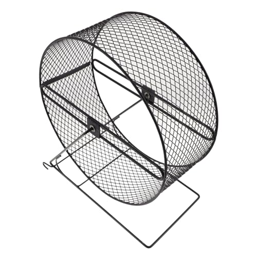 WOONEKY Haustierspielzeug Leises Hamsterrad Eisen-übungsspielzeug Rattenrad Lustiges Hamsterrad Laufrad Schwarz Für Die Gesundheit Von Haustieren WOONEKY Haustierspielzeug Leises Hamsterrad Eisen-übungsspielzeug Rattenrad Lustiges Hamsterrad Laufrad Schwarz Für Die Gesundheit Von Haustieren von WOONEKY