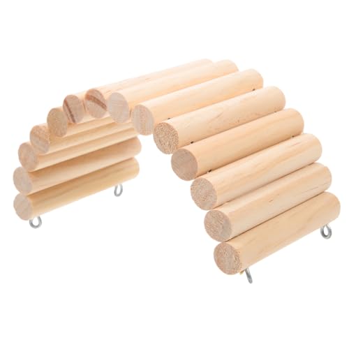 WOONEKY Multi-funktionale Holzleiter Für Hamster Interessantes Kletterspielzeug Mit Schaukel Für Chinchillas Und Kleintiere Für Käfige Und Spielbereiche WOONEKY Multi-funktionale Holzleiter Für Hamster Interessantes Kletterspielzeug Mit Schaukel Für Chinchillas Und Kleintiere Für Käfige Und Spielbereiche von WOONEKY
