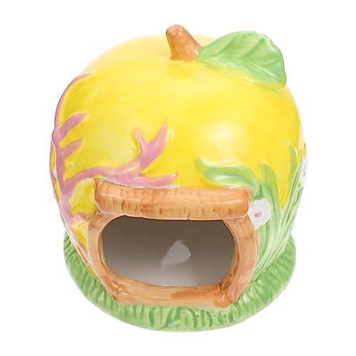 WOONEKY Hamsterhaus Aus Keramik in Cartoon-Form Cooles Haustier-versteck Für Hamster Sicheres Keramikmaterial WOONEKY Hamsterhaus Aus Keramik in Cartoon-Form Cooles Haustier-versteck Für Hamster Sicheres Keramikmaterial von WOONEKY