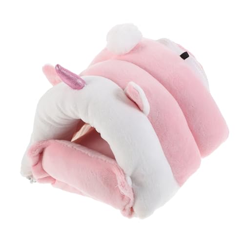 WOONEKY Hamster Nest Aus Baumwolle Einhorn-Design Kuscheliges Versteck Für Hamster Warmes Schlafhaus Für Kleintiere Für Chinchillas Und Meerschweinchen Sicher Und Langlebig WOONEKY Hamster Nest Aus Baumwolle Einhorn-Design Kuscheliges Versteck Für Hamster Warmes Schlafhaus Für Kleintiere Für Chinchillas Und Meerschweinchen Sicher Und Langlebig von WOONEKY