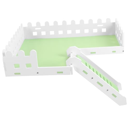 WOONEKY Hamster Spielplattform mit Leiter Kleintier Spielbereich für Hamster und Meerschweinchen Langlebige Käfigeinrichtung Einfach zu Reinigen für Kleinen Haustiere WOONEKY Hamster Spielplattform mit Leiter Kleintier Spielbereich für Hamster und Meerschweinchen Langlebige Käfigeinrichtung Einfach zu Reinigen für Kleinen Haustiere von WOONEKY