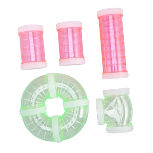 WOONEKY Kleintier Spielzeug Röhren Für Käfige Transparentes Hamster Tunnel Röhren Für Hamster Meerschweinchen Und Andere Kleine Haustiere von WOONEKY