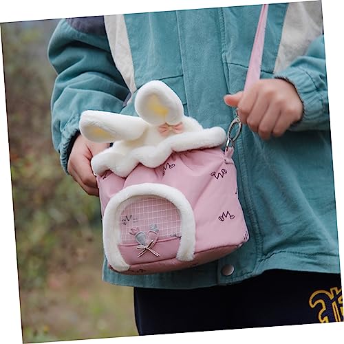 WOONEKY Hamster Transporttasche mit Plüsch Oberfläche Tragbare Outdoor Tragetasche für Kleine Haustiere Wie Hamster Eichhörnchen und Kaninchen Atmungsaktiv und Bequem für Ausflüge und WOONEKY Hamster Transporttasche mit Plüsch Oberfläche Tragbare Outdoor Tragetasche für Kleine Haustiere Wie Hamster Eichhörnchen und Kaninchen Atmungsaktiv und Bequem für Ausflüge und von WOONEKY