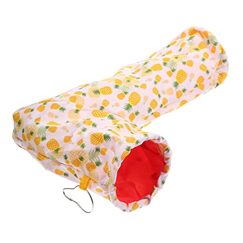 WOONEKY Hamster Tunnel Nest für Kleintiere Kuscheliger Verstecktunnel aus Warmem Material für Hamster Meerschweinchen und Andere Haustiere für Käfige und Verschiedene Räume von WOONEKY