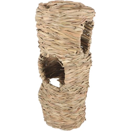 WOONEKY Hamster Tunnel aus Leichtem Material Versteck für Meerschweinchen und Chinchillas Interaktives Haustierversteck Geruchsfrei und Sicher von WOONEKY