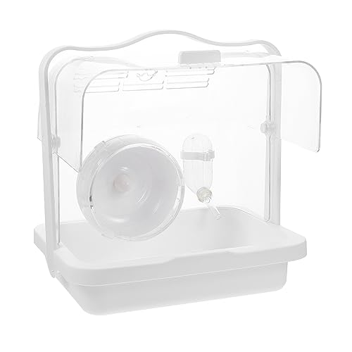 WOONEKY Externer Hamsterkäfig-Tragekoffer große Kapazität Kleintier-Transportbox für Outdoor-Abenteuer sicher und bequem für Reisen mit Haustieren von WOONEKY