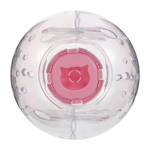 WOONEKY Hamster und Zubehör Transparente Hamster Laufkugel und Laufrad für Kleine Haustiere Rosa WOONEKY Hamster und Zubehör Transparente Hamster Laufkugel und Laufrad für Kleine Haustiere Rosa von WOONEKY