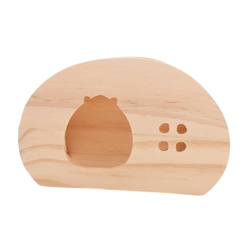 WOONEKY Dekoratives Hamsterhaus Aus Holz Mit Treppe Versteck Für Haustiere Sichere Umgebung Für Hamster WOONEKY Dekoratives Hamsterhaus Aus Holz Mit Treppe Versteck Für Haustiere Sichere Umgebung Für Hamster von WOONEKY