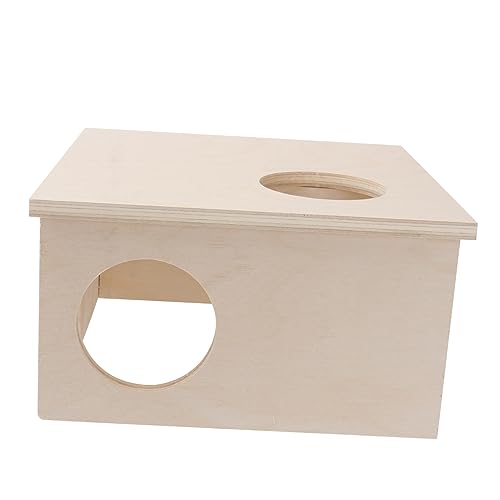 WOONEKY Chinchilla Meerschweinchen Spielzeug Holz Hamster Lebensraum Natur Holz Haustier Unterschlupf WOONEKY Chinchilla Meerschweinchen Spielzeug Holz Hamster Lebensraum Natur Holz Haustier Unterschlupf von WOONEKY