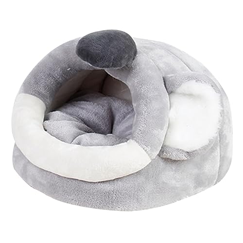 WOONEKY Warmes Haustierbett Meerschweinchen-hamsterhaus Weiches Flanell Pp-Baumwolle Warmes Nest Als von WOONEKY