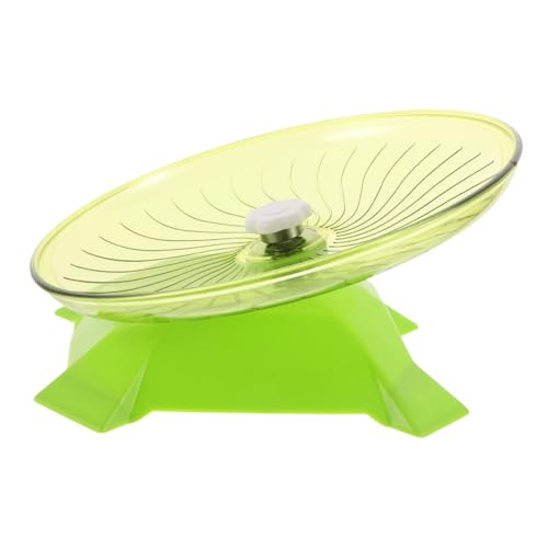 WOONEKY Hamsterrad Leises Laufrad mit Rutschfestem Stand Geräuscharmes Laufspielzeug für Hamster Rennmäuse Chinchillas Kleintiere Sicheres Geräuscharmes Übungsrad für Gesunde Bewegung von WOONEKY