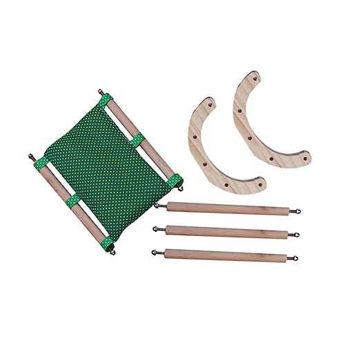 WOONEKY Hamster-Shaker-Bett aus Holz Haustier-Winterbett Baumwollpolster gemütliches Nest für Nagetiere grünes Kleintierbett WOONEKY Hamster-Shaker-Bett aus Holz Haustier-Winterbett Baumwollpolster gemütliches Nest für Nagetiere grünes Kleintierbett von WOONEKY