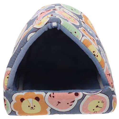 WOONEKY Adorable Hamster Nest Für Kleine Haustiere Und Warm Für Hamster Meerschweinchen Und Ratten Atmungsaktives Material Rutschfestes Design von WOONEKY
