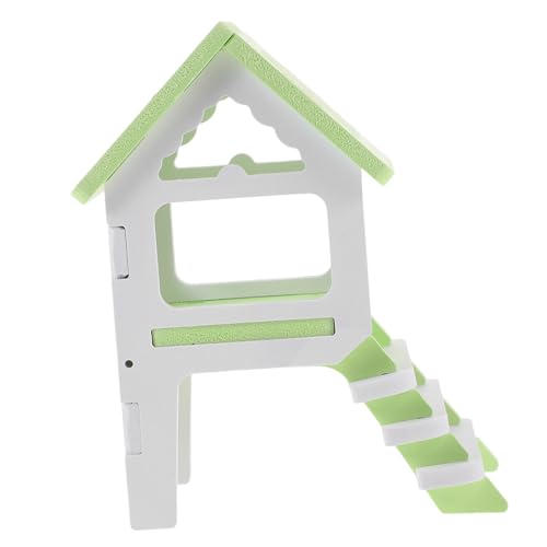 WOONEKY Hamsterversteck PVC Haus Kleintier Kuschelnest Rückzugsort für Kleine Nagetiere Komfortables Hamsterhäuschen Grün Langlebig Sicher WOONEKY Hamsterversteck PVC Haus Kleintier Kuschelnest Rückzugsort für Kleine Nagetiere Komfortables Hamsterhäuschen Grün Langlebig Sicher von WOONEKY