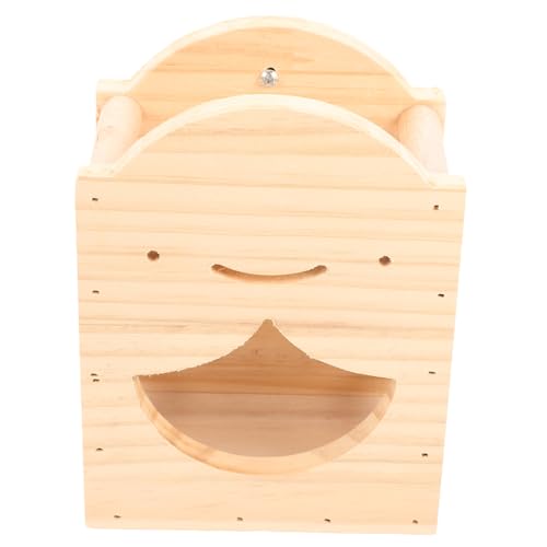 WOONEKY Kaninchenfutterstation Aus Holz Futterspender Für Kleintiere Robuster Heuraufe Für Hamster Und Meerschweinchen Leicht Zu Installieren Und Minimiert Abfall WOONEKY Kaninchenfutterstation Aus Holz Futterspender Für Kleintiere Robuster Heuraufe Für Hamster Und Meerschweinchen Leicht Zu Installieren Und Minimiert Abfall von WOONEKY