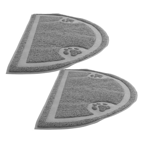 WOONEKY Haushalts-haustierstreumatten PVC-wurfmatten-Set Kätzchenstreuteppich Nicht-katzentoilettenmatte von WOONEKY