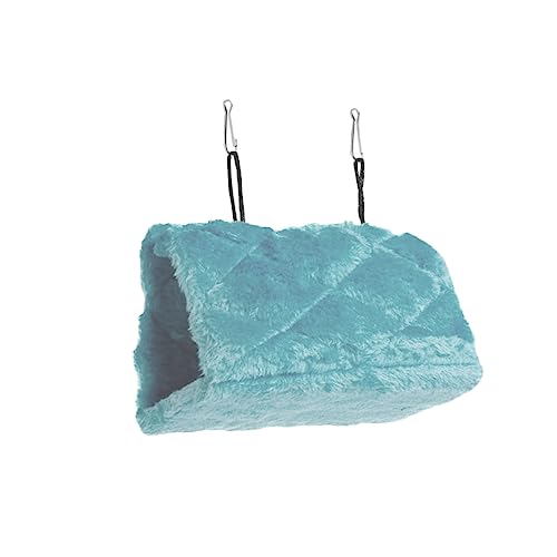 WOONEKY Plüschige Parrot Hammock Für Vögel Wärmeisolierte Tragbare Schlafnest Für Papageien Für Käfige Blau Fördert Balance Und Koordination WOONEKY Plüschige Parrot Hammock Für Vögel Wärmeisolierte Tragbare Schlafnest Für Papageien Für Käfige Blau Fördert Balance Und Koordination von WOONEKY